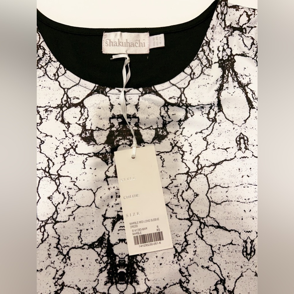 MARBLE MIDI DRESS (SEASON SALES❣️🎄) - Picture 5 of 6